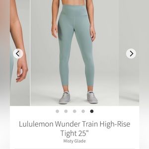Lululemon Wunder Train High Rise